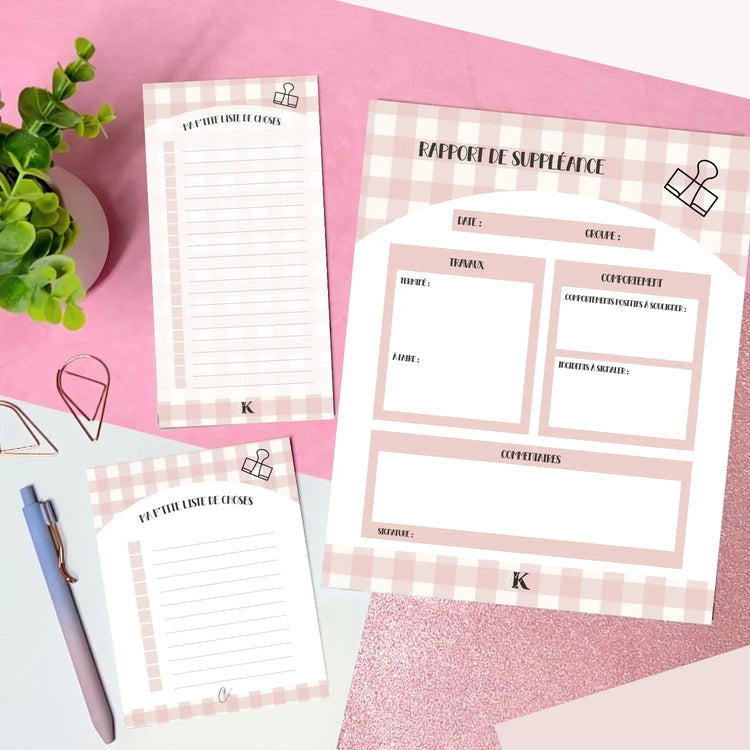Collection Rapports de suppléance et outils