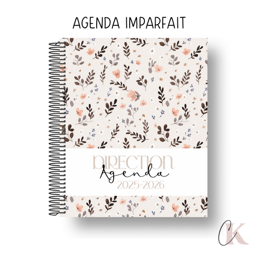 Agendas imparfaits de prof et de direction (plusieurs modèles de couverture)