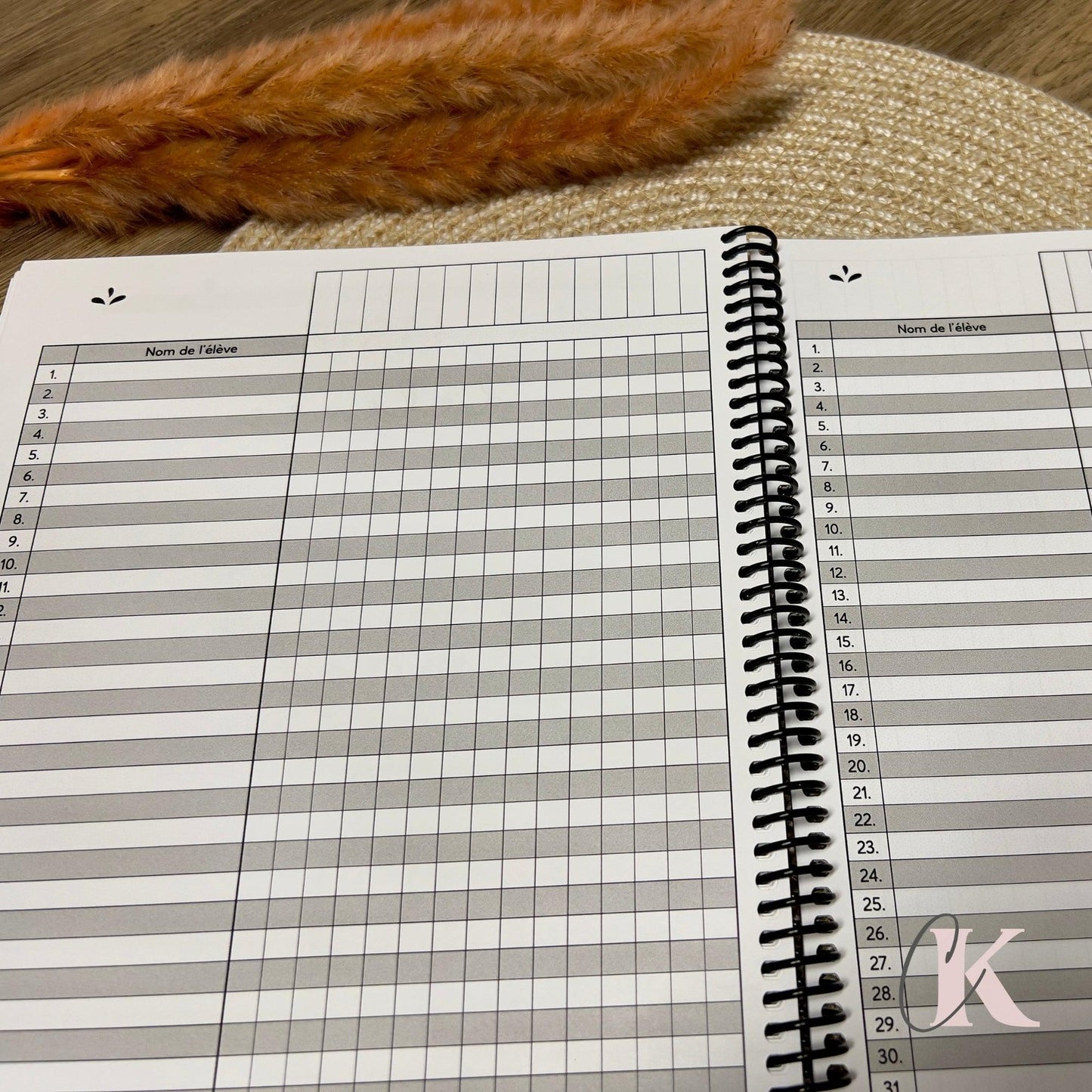 Agenda Planificateur | Orthopédagogue | Signature | Primaire/Secondaire - Créations KingA+