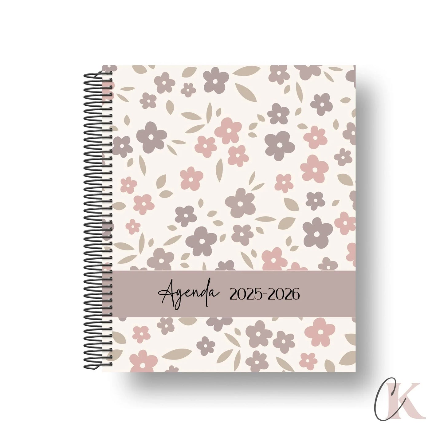 Agenda planificateur enseignant 2025-2026 Floral | Pastel Signature