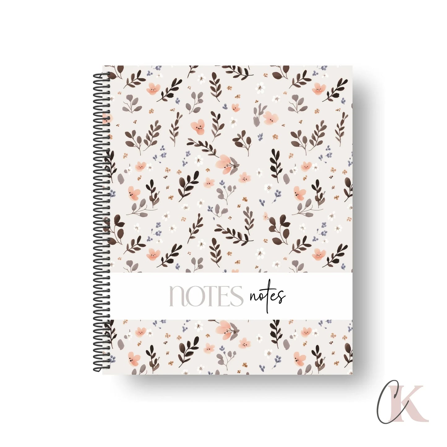 Cahier de notes | Floral Pétales Délicats | EN