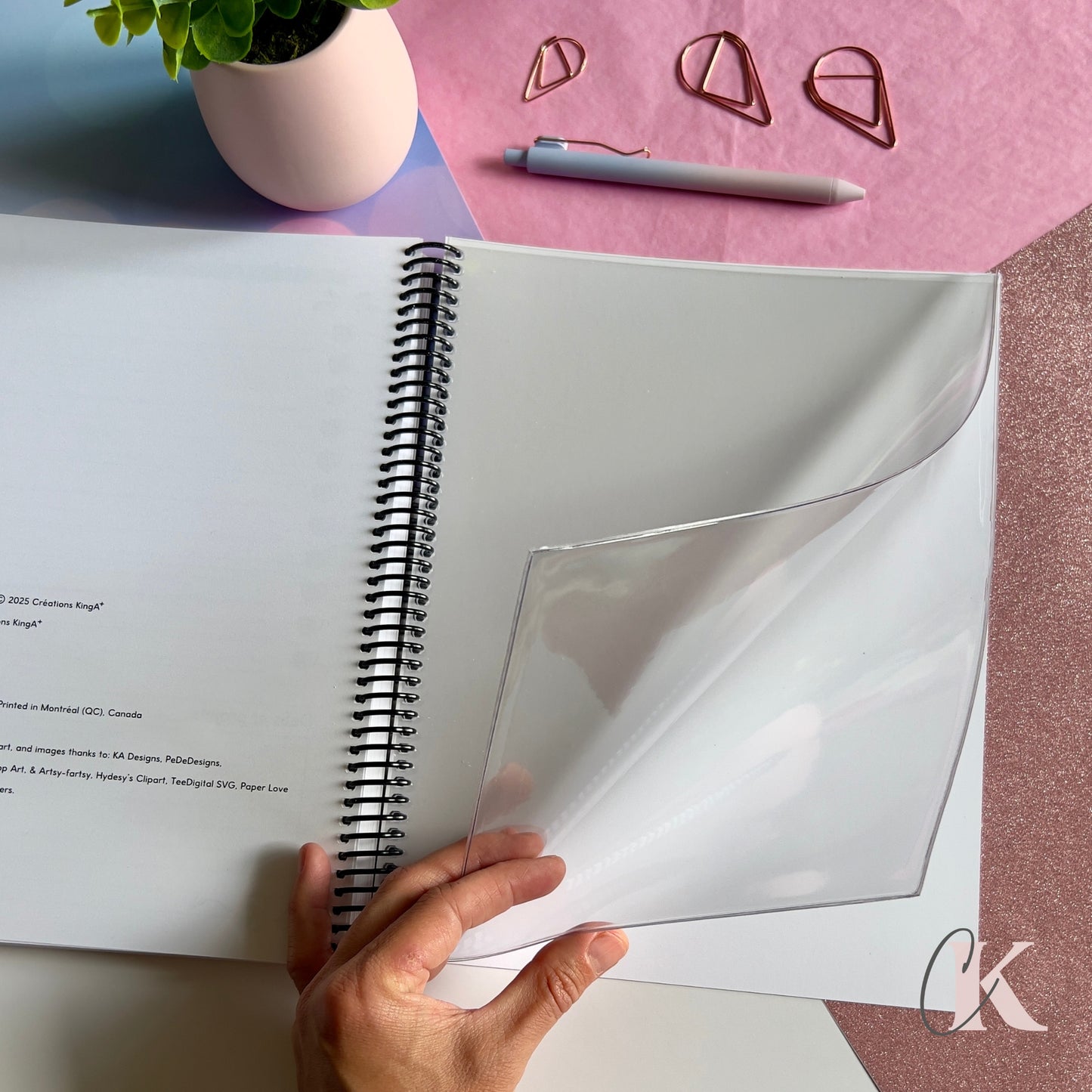 Agenda Planificateur Enseignant 2025-2026 | Floral Bohème Rose Poudré