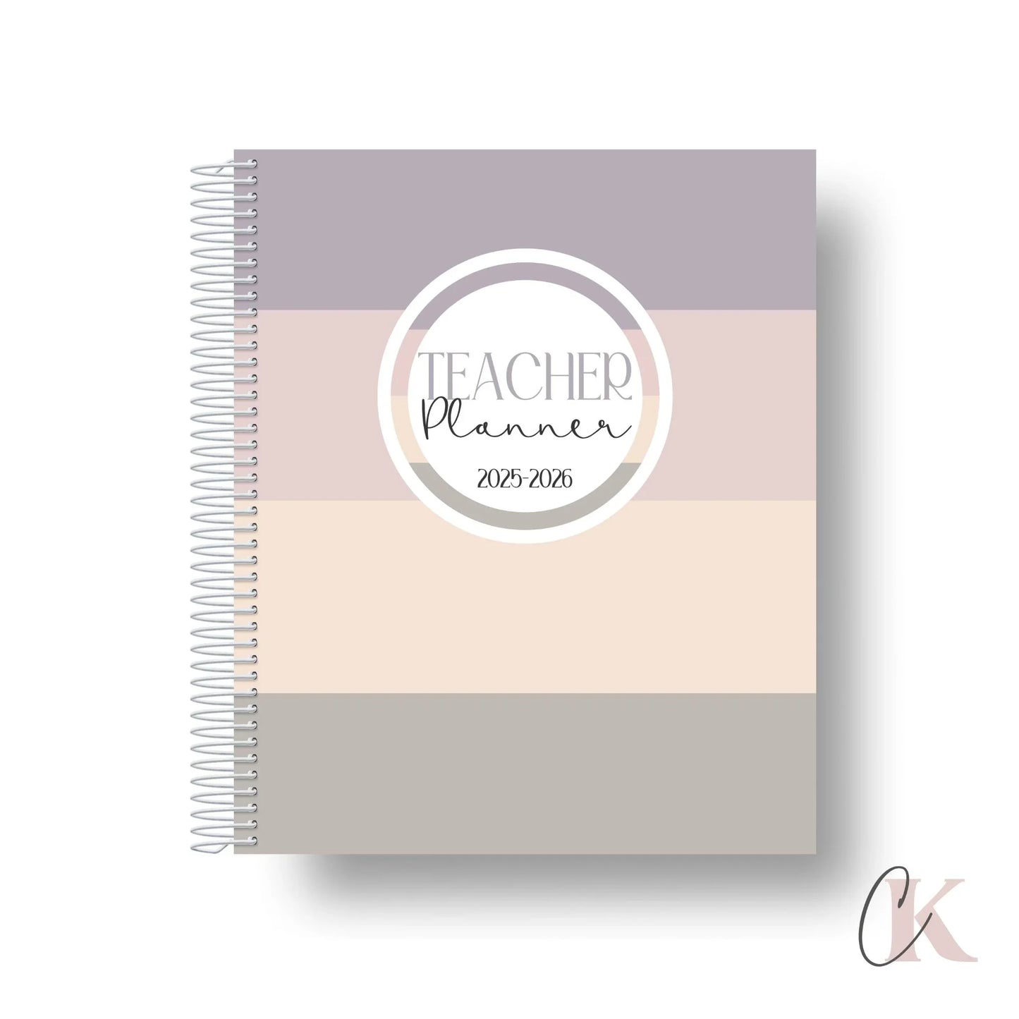 Agenda planificateur enseignant 2025-2026 | Pastel Signature