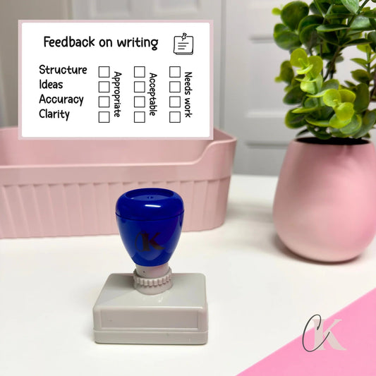 Étampe Feedback on Writing Stamp | Rectangle 07 - Étampe