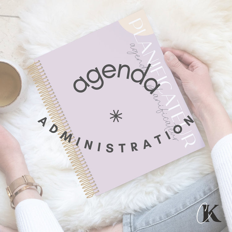 Agenda planificateur | Administration scolaire - Créations KingA+