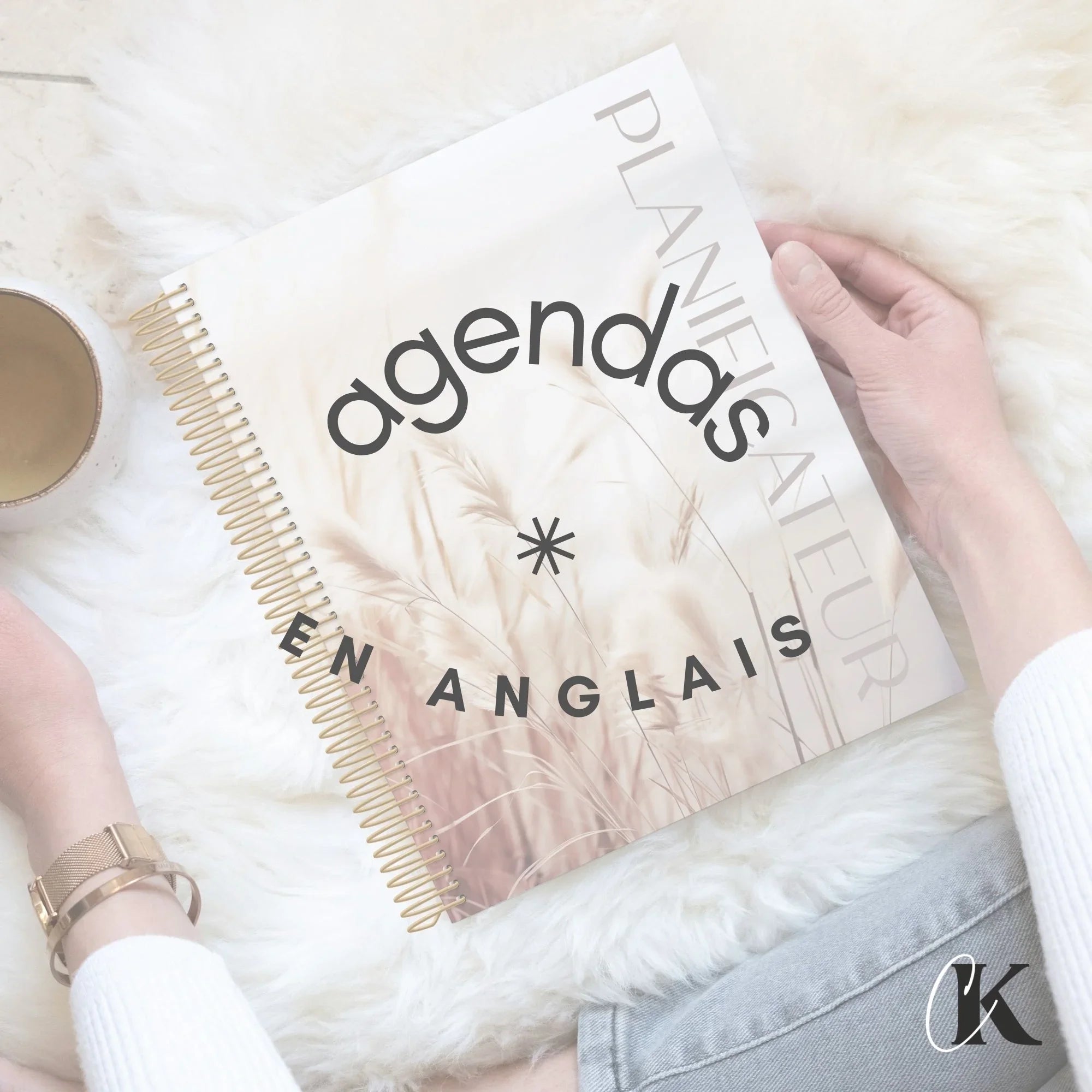 Agendas en anglais - Créations KingA+