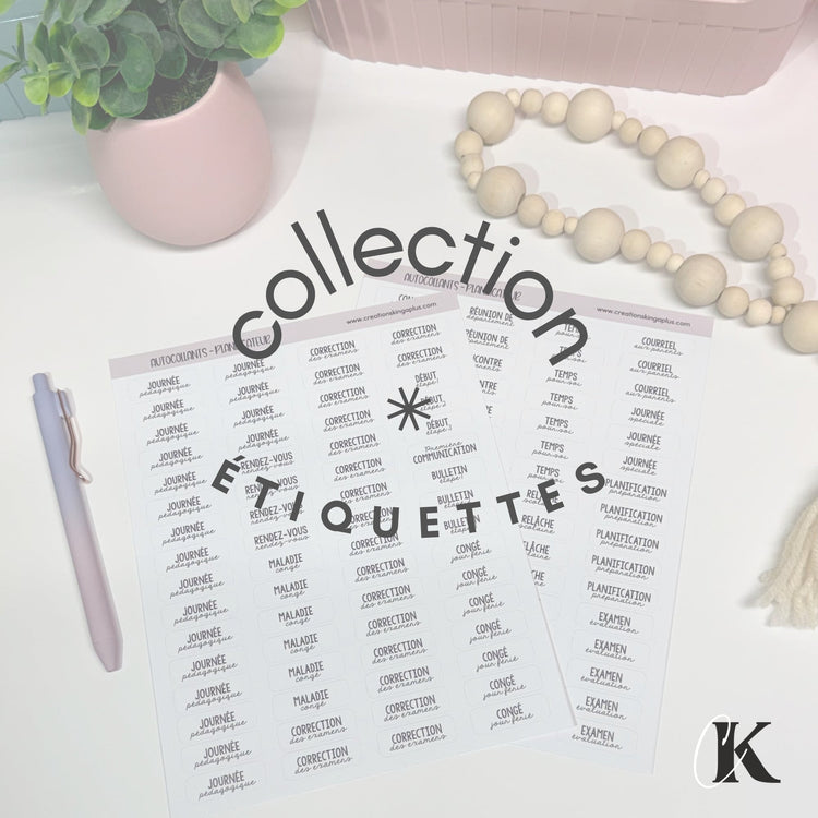 Autocollants/Étiquettes (Stickers) - Créations KingA+
