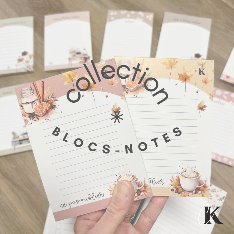 Blocs-notes (moyens) - Créations KingA+