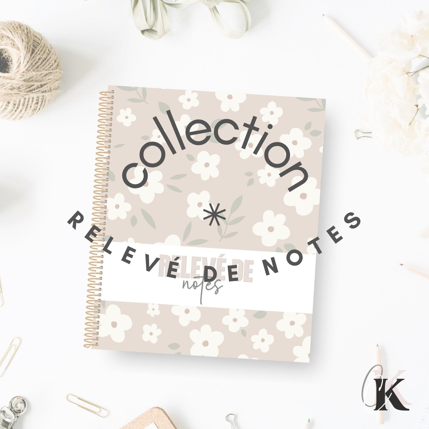 Cahiers de relevé de notes - Créations KingA+