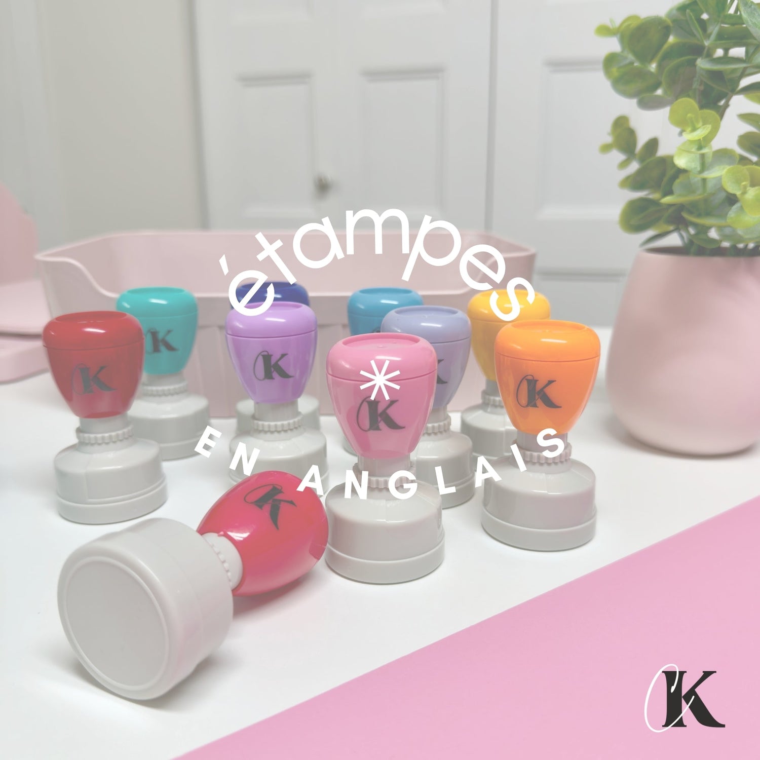 Étampes en anglais - Créations KingA+
