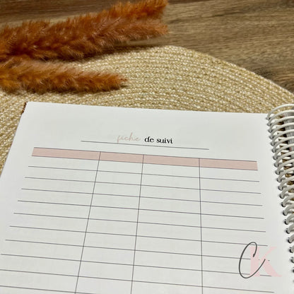 Agenda Planificateur Non Daté Grand Public | Couverture Rigide | 8.5x11