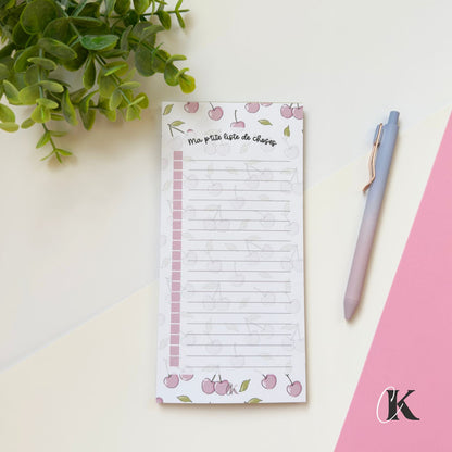 Liste de tâches | Cerises roses (To do list)