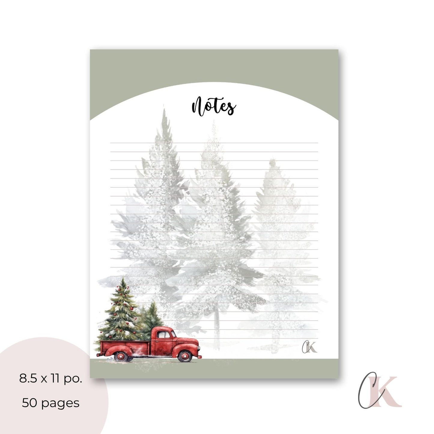 Ensemble blocs-notes | Thème de Noël