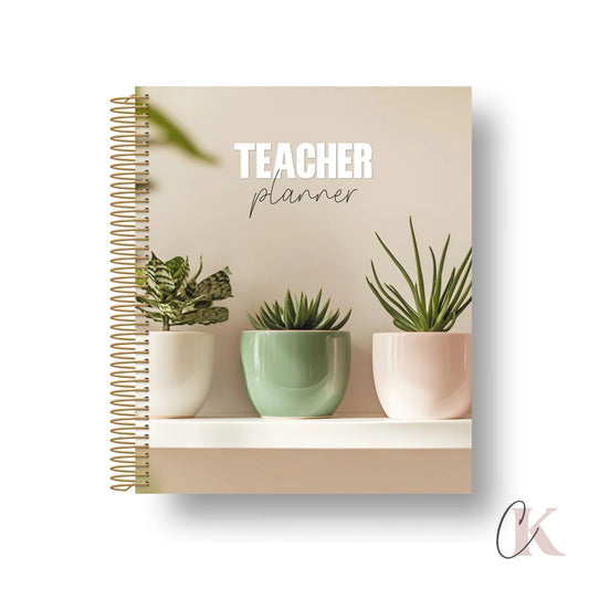 2026 - 2027 Teacher Planner | 6 periods/blocks | Elegance - Agendas et planificateurs