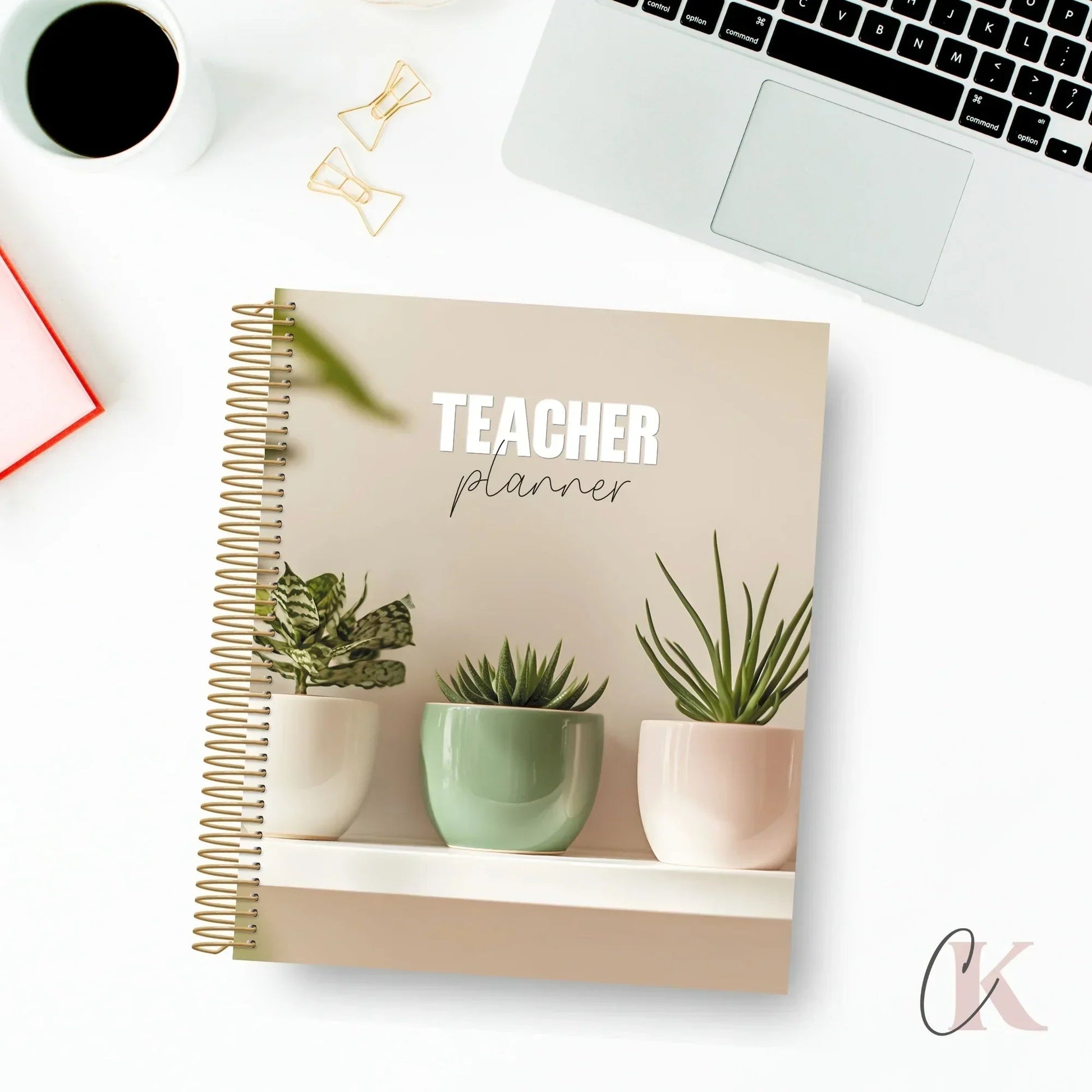 2026 - 2027 Teacher Planner | 6 periods/blocks | Elegance - Agendas et planificateurs