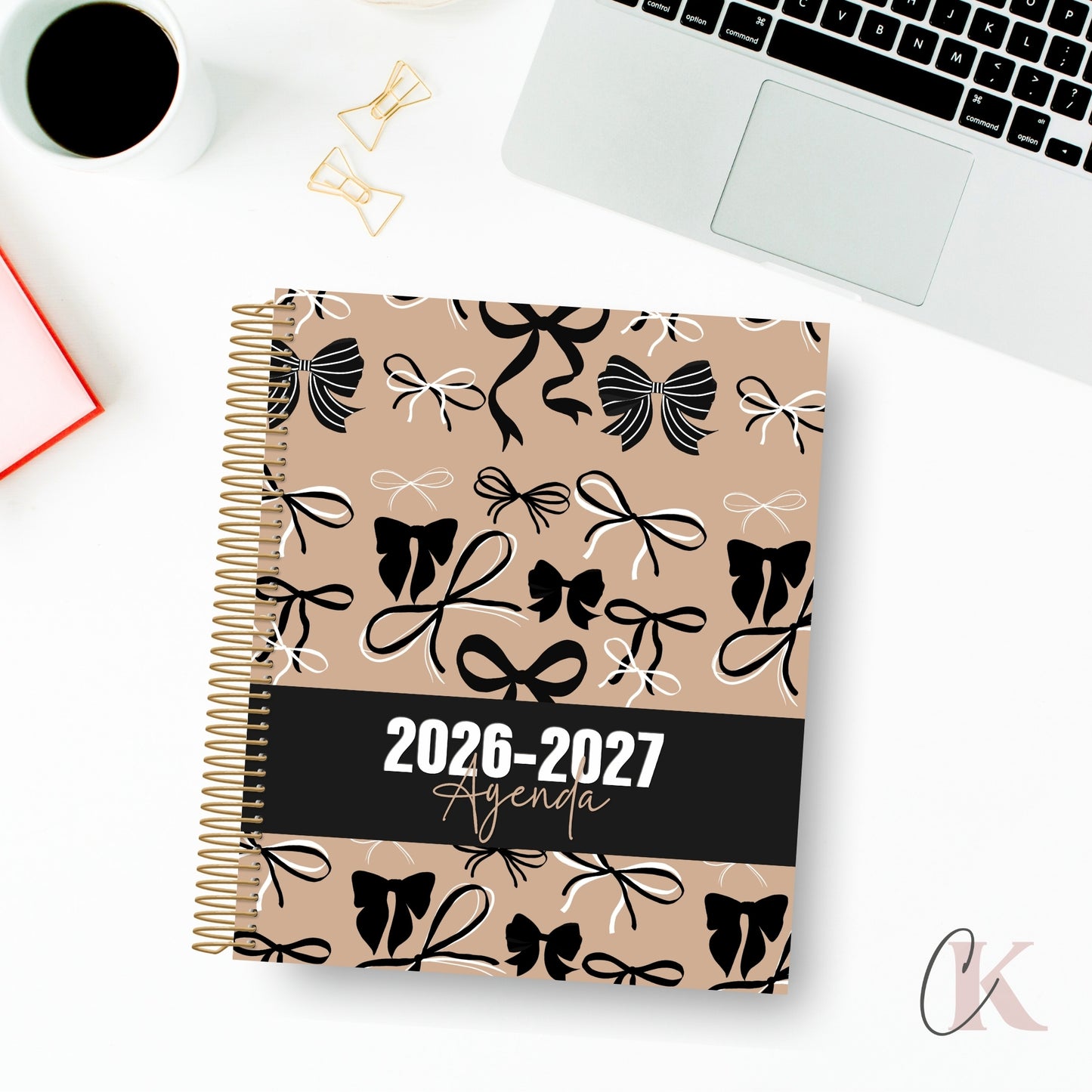 Agenda planificateur 2026/2027 | Étudiant | 7 cases/8h-20h | Élégance