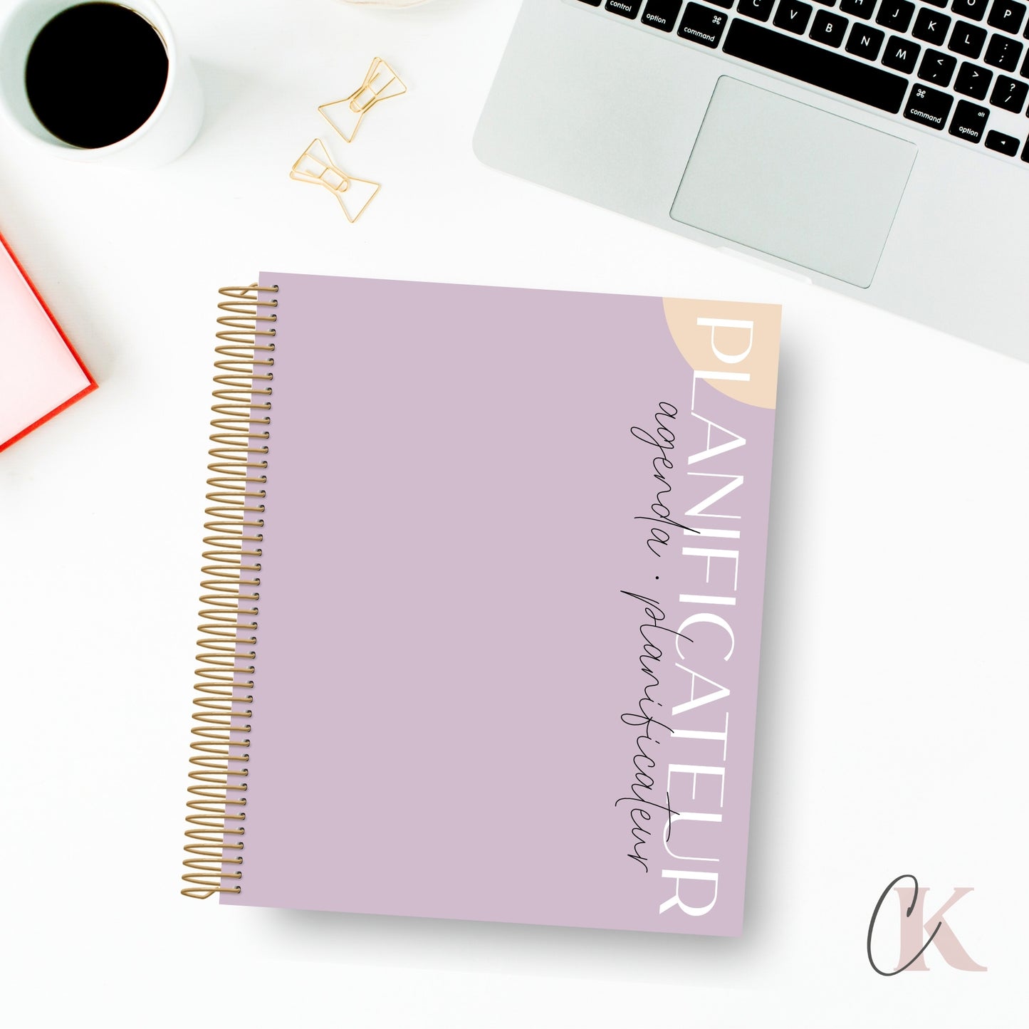 Agenda planificateur 2026/2027 | Étudiant | 7 cases/8h-20h | Élégance