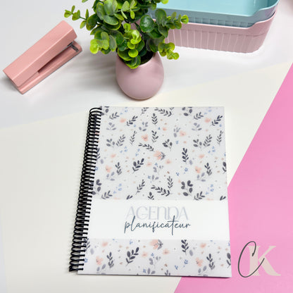 Agenda planificateur non-daté | Grand public | Motif floral