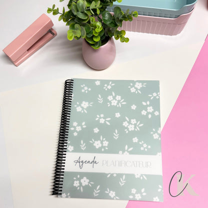 Agenda planificateur non-daté | Grand public | Motif floral