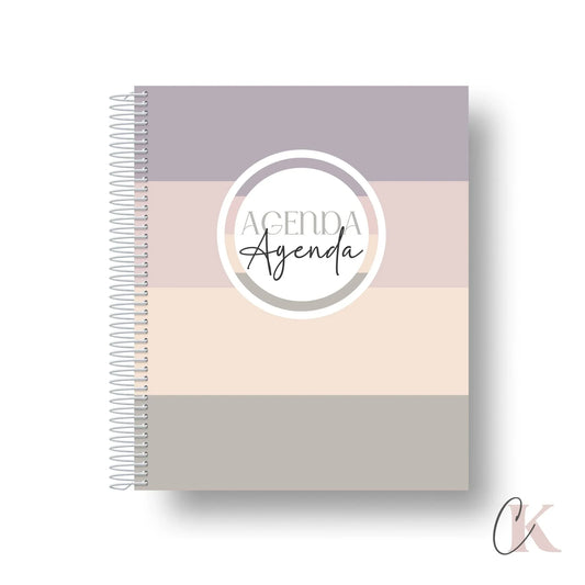 Agenda planificateur non daté | Couverture rigide | Signature | 8x10