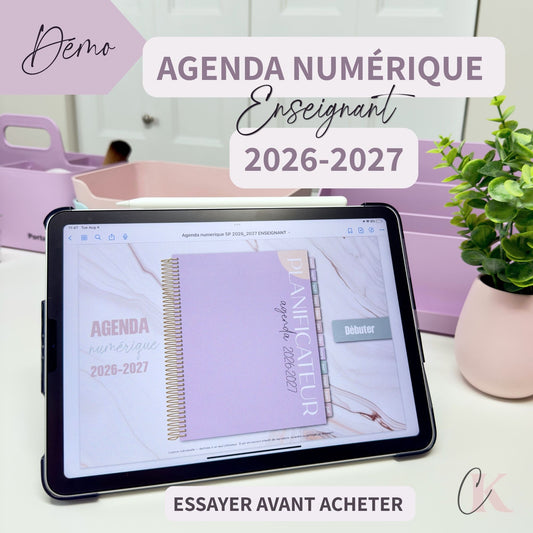 Agenda numérique 2026-2027 | VERSION D'ESSAI