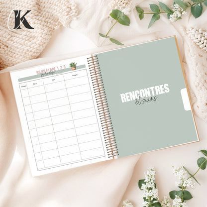 Agenda planificateur 2026-2027 | Ortho/TES | Élégance