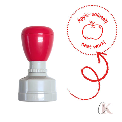 Étampe | Apple-solutely Neat Work Stamp | Ronde 31