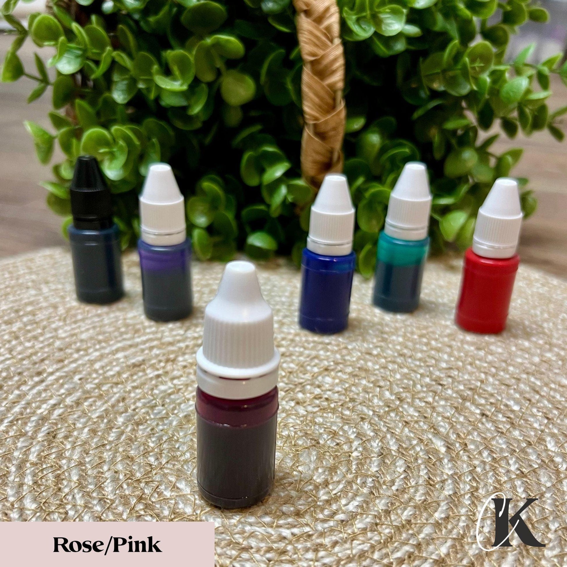 Encre de recharge pour étampes | Ink Refill Bottles for Stamps - Créations KingA+