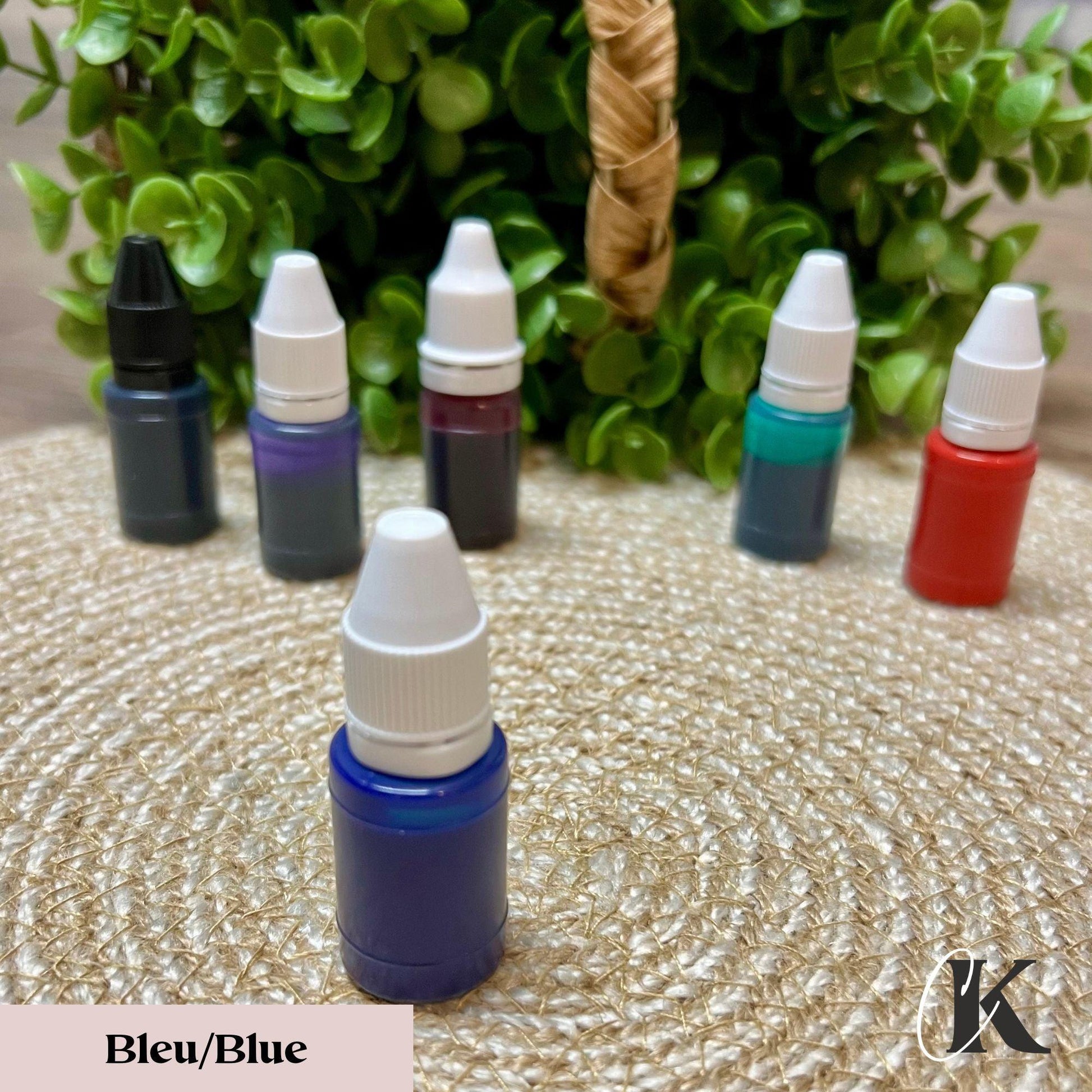 Encre de recharge pour étampes | Ink Refill Bottles for Stamps - Créations KingA+