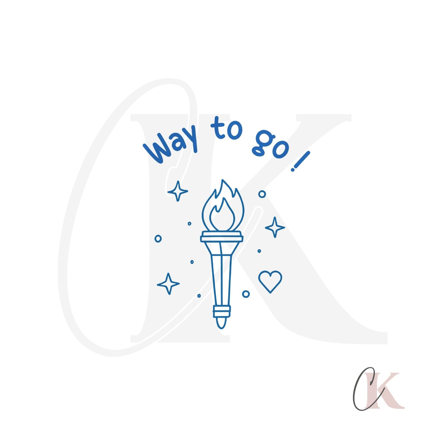 Étampe | Way to go! | Teacher Stamp | Ronde 40