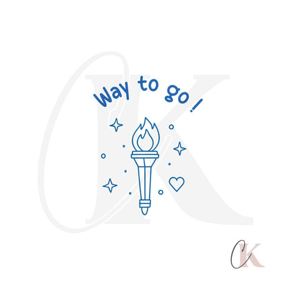 Étampe | Way to go! | Teacher Stamp | Ronde 40