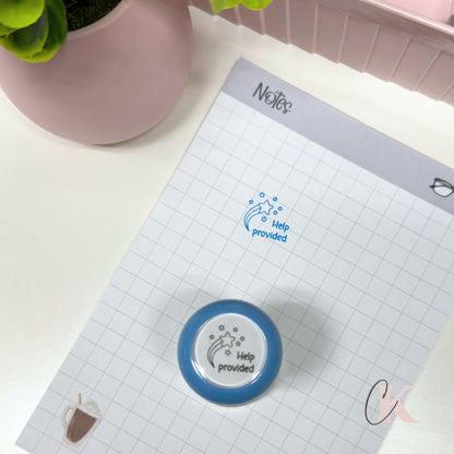 Étampe | Help provided | Teacher Stamp | Ronde 26