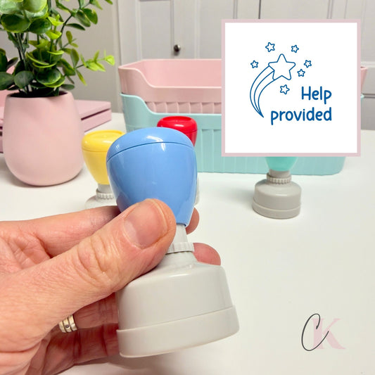 Étampe | Help provided | Teacher Stamp | Ronde 26