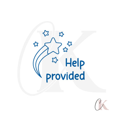 Étampe | Help provided | Teacher Stamp | Ronde 26
