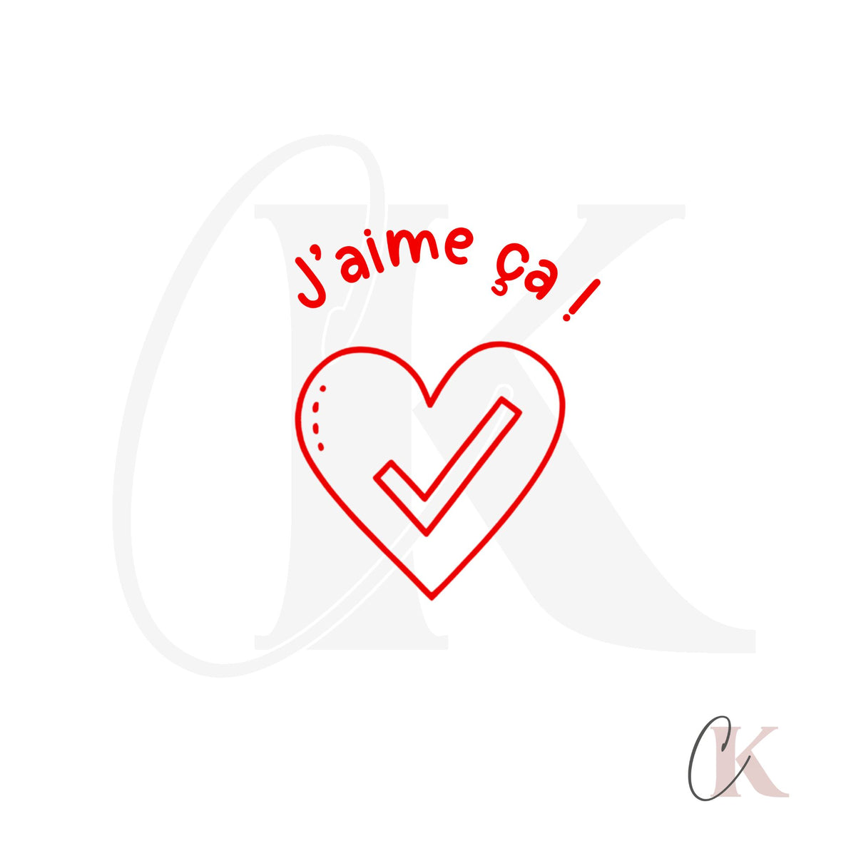 Étampe | J'aime ça ! | Ronde 33
