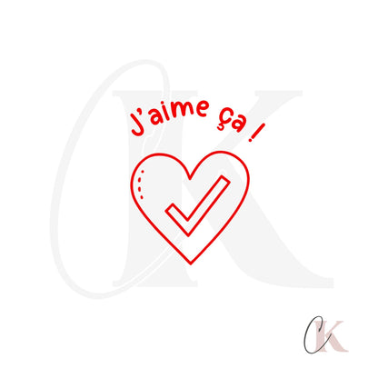 Étampe | J'aime ça ! | Ronde 33