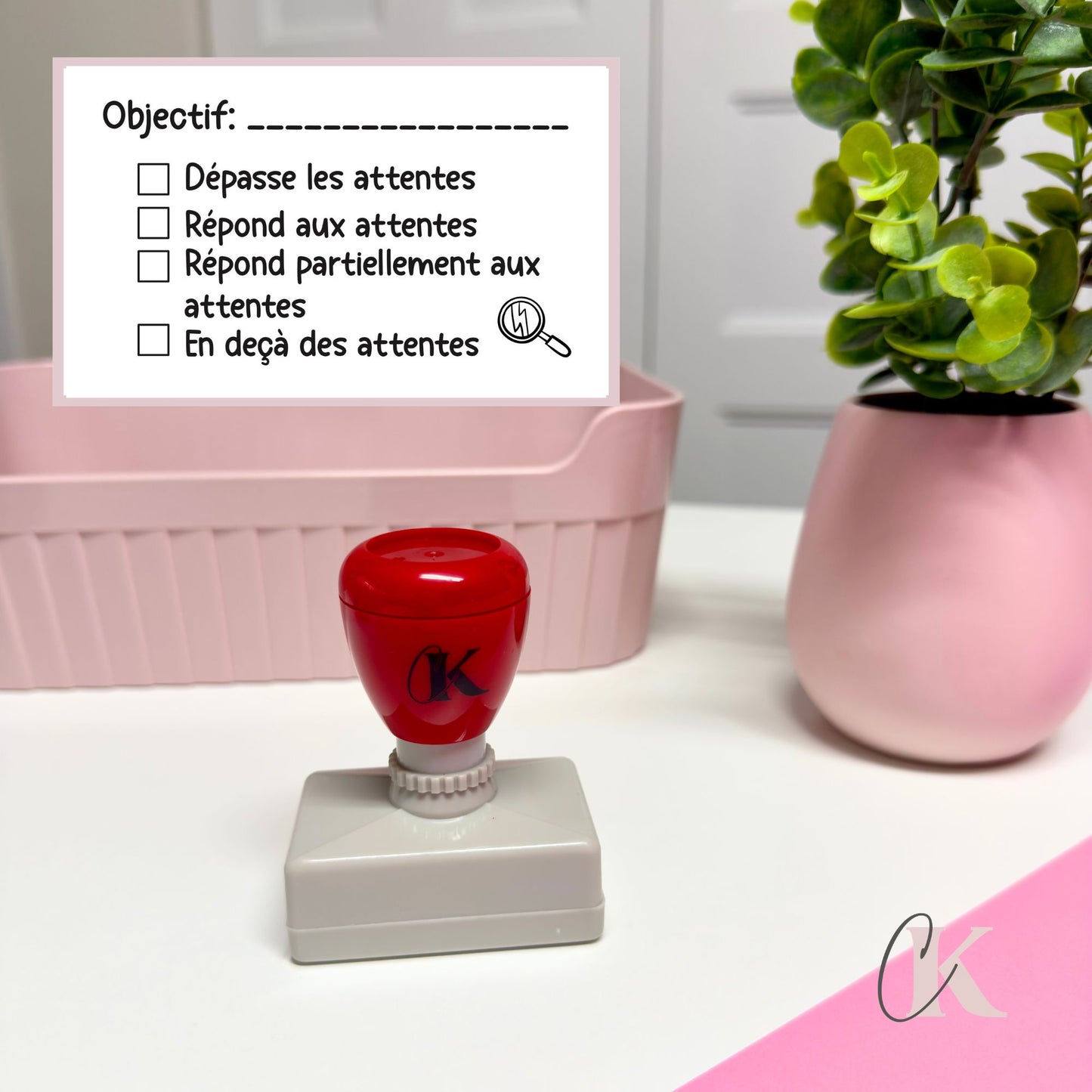 Étampe Objectif/Attentes | Rectangle 20