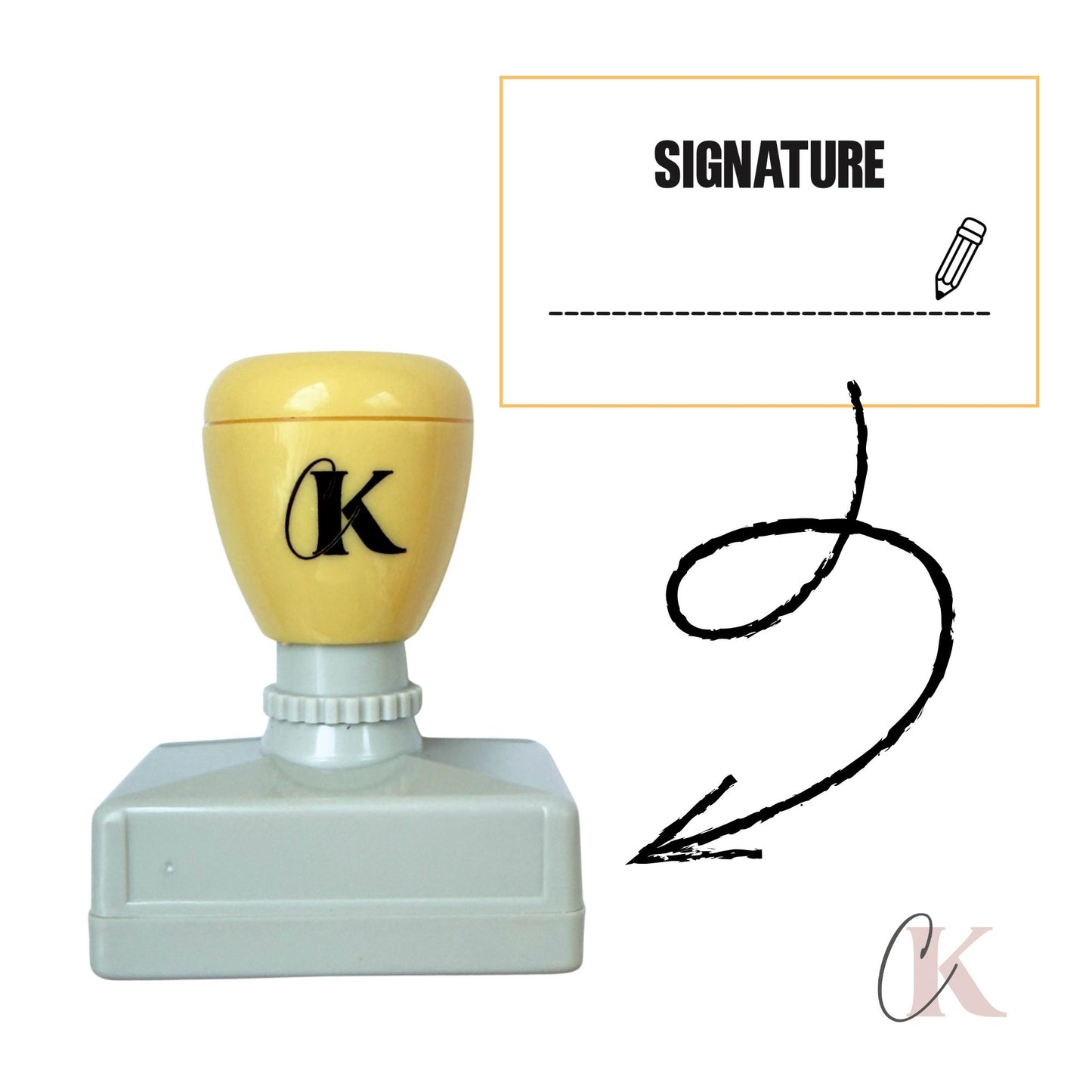 Étampe Signature | Rectangle 43