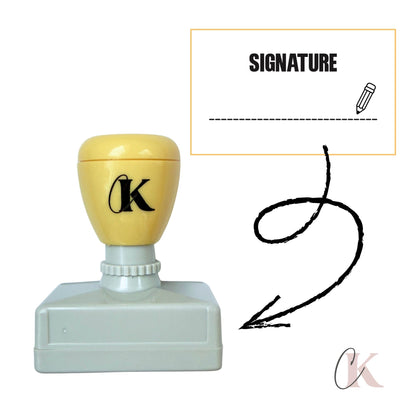 Étampe Signature | Rectangle 43