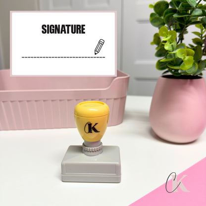 Étampe Signature | Rectangle 43
