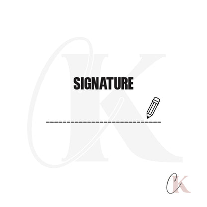 Étampe Signature | Rectangle 43