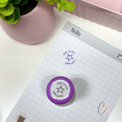 Étampe Keep up the good work! Stamp | Ronde 17