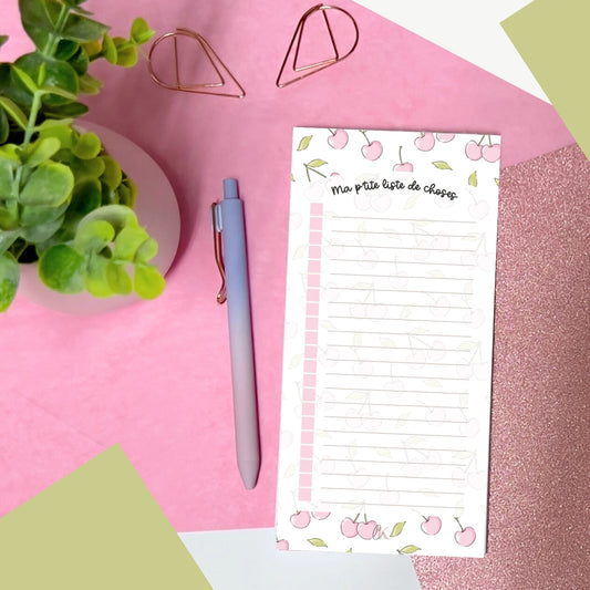 Liste de tâches | Cerises roses (To do list)