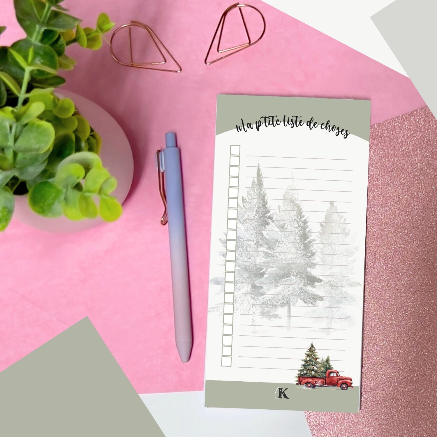 Ensemble blocs-notes | Thème de Noël