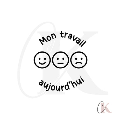 Étampe | Mon travail aujourd'hui Autoévaluation | Ronde 35