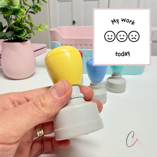 Étampe | My work today Self-Assessment | Ronde 36