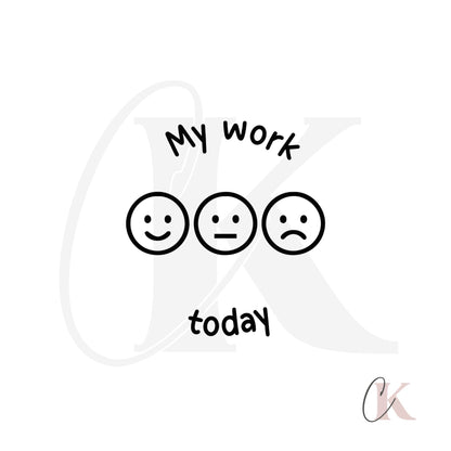 Étampe | My work today Self-Assessment | Ronde 36