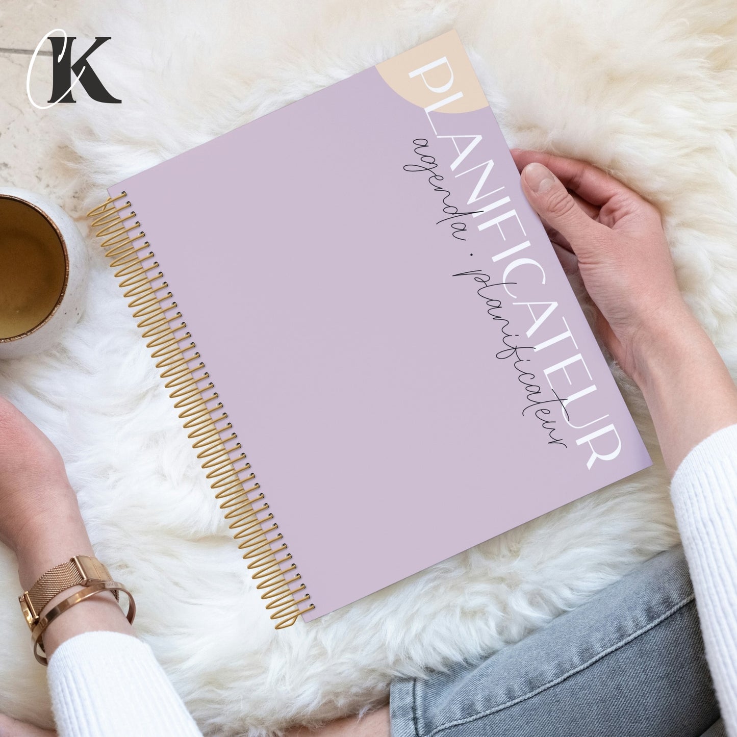 Agenda planificateur 2026/2027 | Étudiant | 7 cases/8h-20h | Élégance