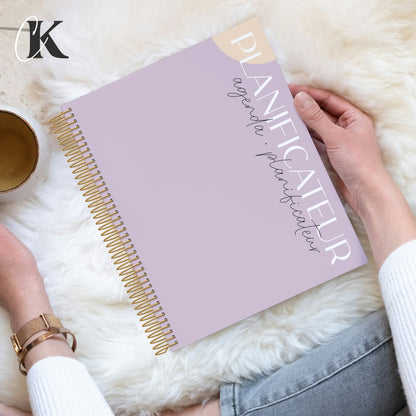 Agenda planificateur 2026/2027 | Étudiant | 7 cases/8h-20h | Élégance