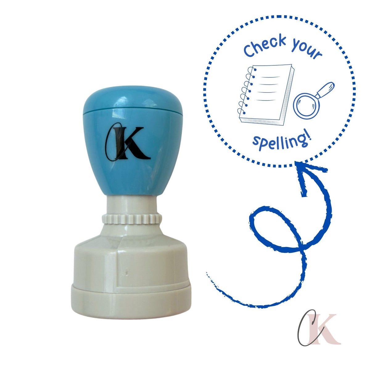 Étampe Check your spelling! Stamp | Ronde 03